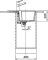 Мойка кухонная Franke Urban, фрагранит, прямоуг., с крылом, 780х500х220мм, чаша- 1, врезная, оборотная, UBG 611-78 XL, серый сланец