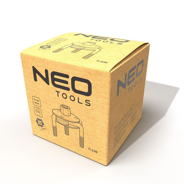Ключ для масляного фильтра Neo Tools, рабочий диапазон 75-120мм