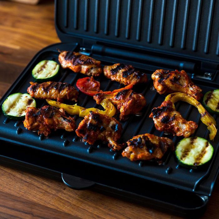 Гриль George Foreman прижимной Fit Grill Medium 1630Вт, темп. режимов-1, пластик, черный