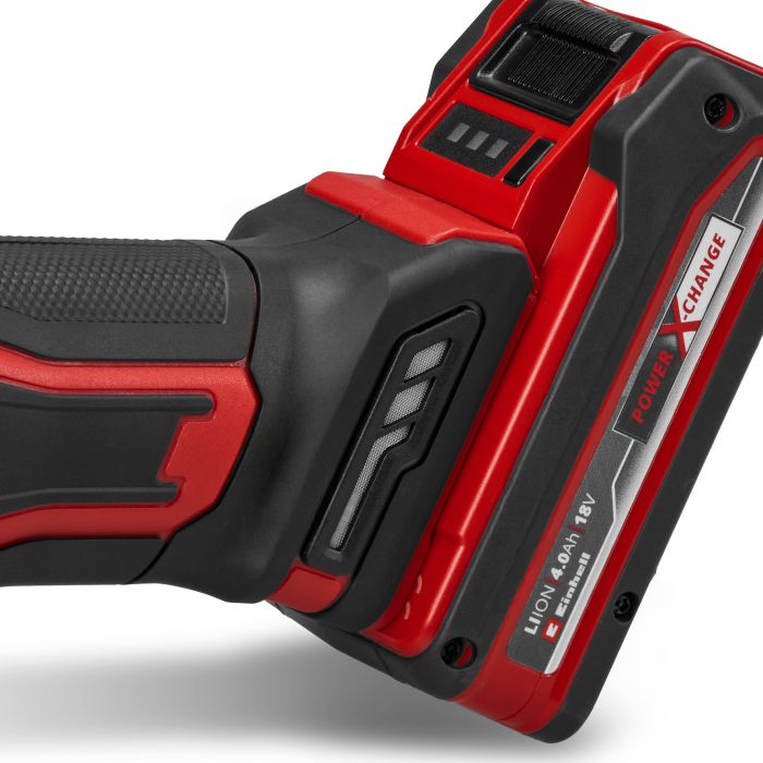 Шлифмашина угловая аккумуляторная Einhell TE-AG 18/125-2 Li 1x4.0 Ah, PXC, 18В, аккумулятор 4 Ач, 125 мм, 8500 об/мин, 2.32 кг