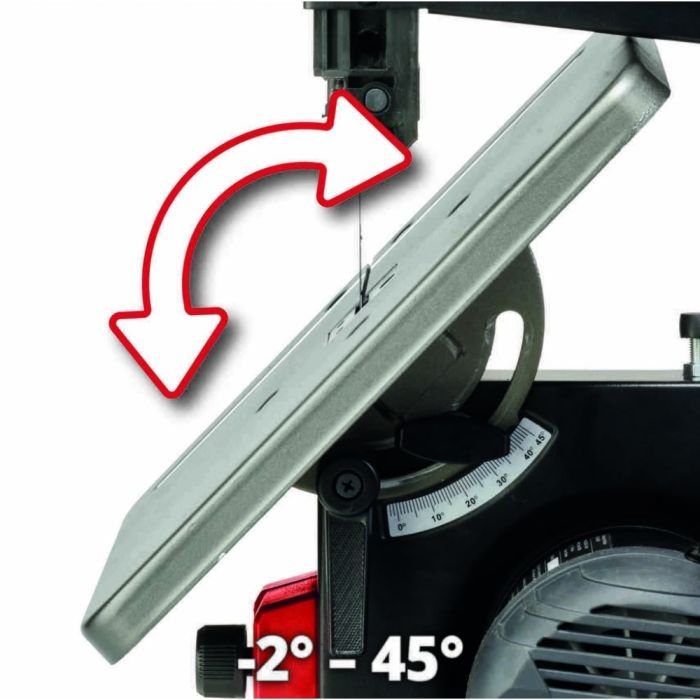 Пила ленточная Einhell TC-SB 200/1, 250 Вт, 1400 об/мин, 900 м/мин, стол 305x305 мм, вилет 200 мм, 15.8 кг
