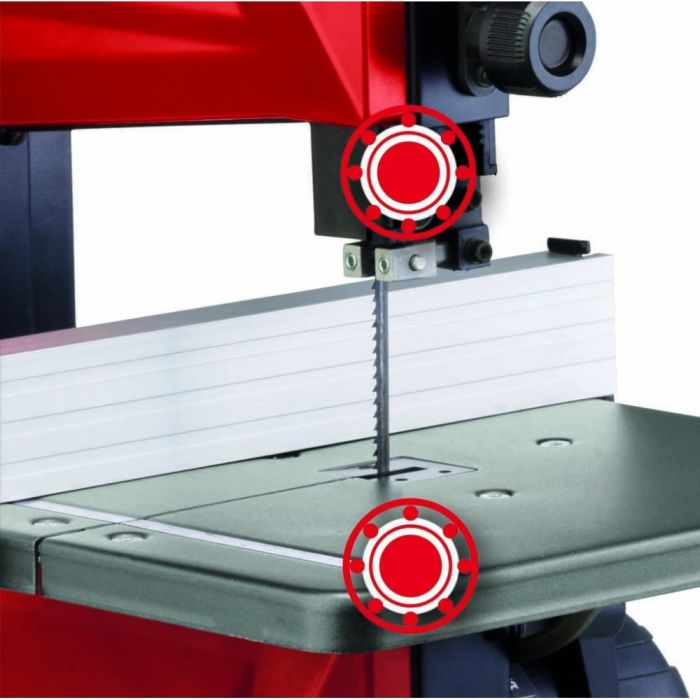 Пила ленточная Einhell TC-SB 200/1, 250 Вт, 1400 об/мин, 900 м/мин, стол 305x305 мм, вилет 200 мм, 15.8 кг