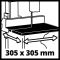 Пила ленточная Einhell TC-SB 200/1, 250 Вт, 1400 об/мин, 900 м/мин, стол 305x305 мм, вилет 200 мм, 15.8 кг