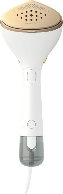 Отпариватель Philips компактный Series 7000, 1500Вт, 100 и 200мл, паровой удар -28гр, перчатка, чехол, нерж. сталь, белый