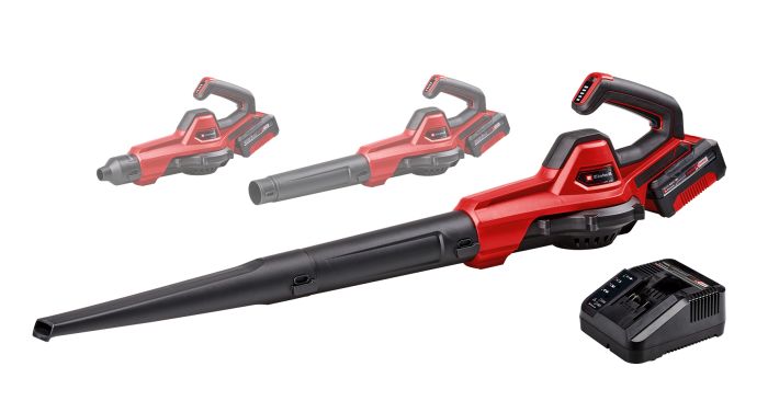 Повітродув універсальний акумуляторний Einhell GE-UB 18/250 Li E 1x4.0Ah PXC 18В 1х4А·год 15000об/хв 230км/год 120м3/год 1.78кг