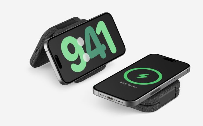 Зарядний пристрій бездротовий Belkin 2в1 15Вт Travel Pad Qi2