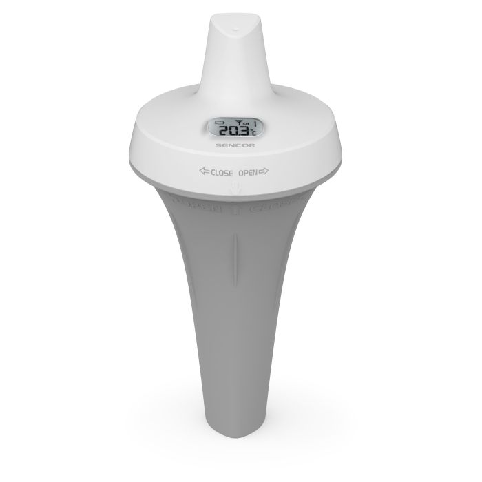 Метеостанція для басейну Sencor, внутр/зовн вимірювання, AAx2+AAx2, темп-ра, чорний