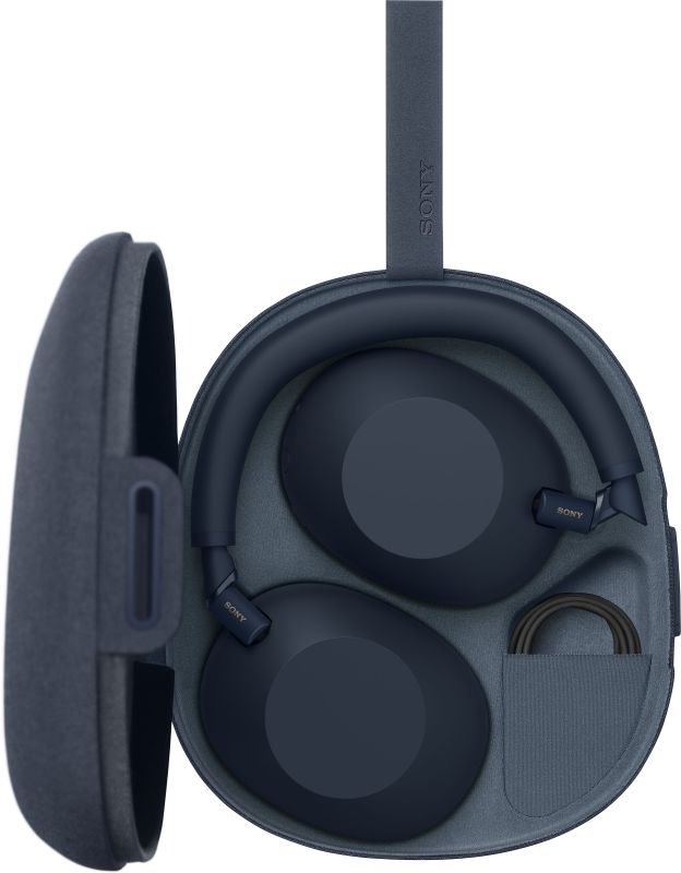 Наушники Over-ear Sony WH-1000XM6 BT 5.3, ANC, Hi-Res, AAC, LDAC, LC3, Wireless, Mic, Синий