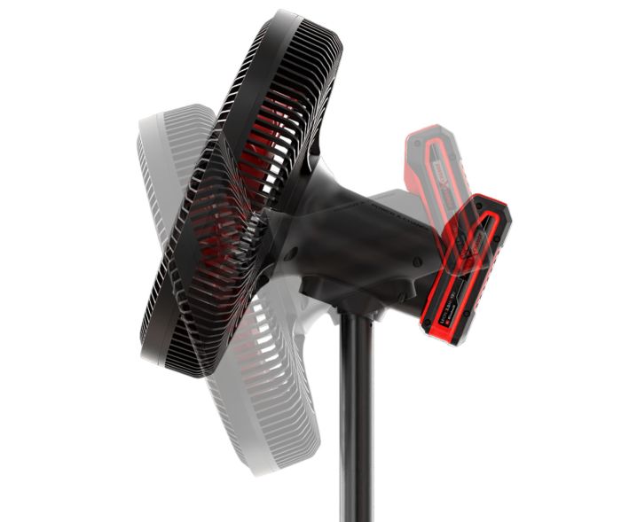 Вентилятор аккумуляторный Einhell GC-CF 18/320 Li - Solo, PXC, 18В, бесщеточный, напольный, диам. 320 мм, 15 км/ч, 3 режима, таймер, 3.4 кг (без АКБ и ЗУ)