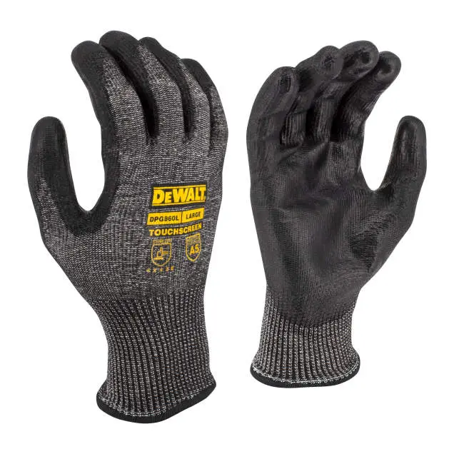 Перчатки рабочие DeWalt универсальные р.9 с высокой HPPE + стекловолокно полиуретан