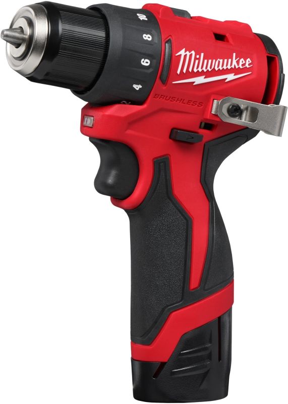 Шуруповерт-дрель аккумуляторная Milwaukee M12 BLDDRC-202C 12В 2х2А·час 40Нм 0-550-1700об·мин ЗП C12C кейс 1.2кг