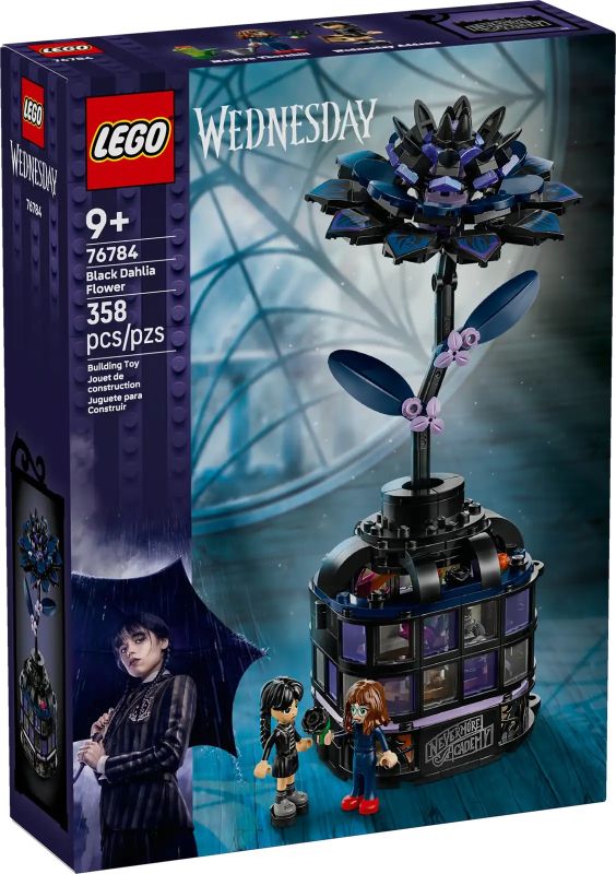Конструктор LEGO Wednesday Цветок чорной георгины