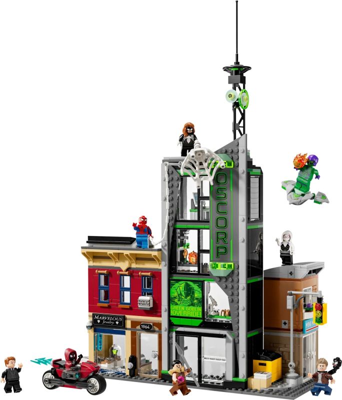 Конструктор LEGO Super Heroes Людина-павук проти Оскорпа