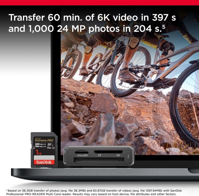 Карта пам'яті SanDisk SD   64GB C10 UHS-II U3 R280/W100MB/s Extreme Pro V60