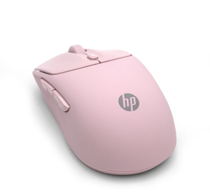 Мышь HP 400 Quiet, WL/BT, розовый