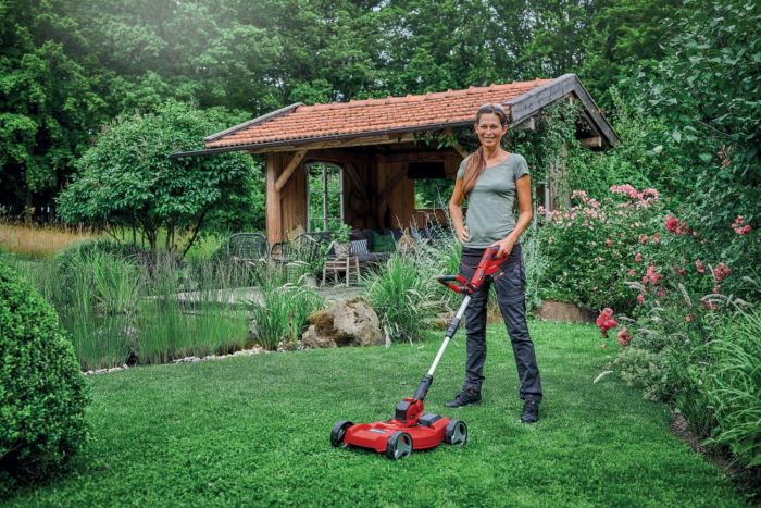Триммер аккумуляторный Einhell GE-CT 18/28 Li TC-Solo 18В 8500об/мин 28см леска и тележка 2.15кг без АКБ и ЗП