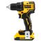 Дриль-шурупокрут DeWalt безщітковий XR Li-Ion 18В акб 2х2А·год 65Нм 450-1650об/хв патрон 13мм ЗП кейс додаткова рукоятка 1.1кг