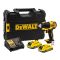 Дриль-шурупокрут DeWalt безщітковий XR Li-Ion 18В акб 2х2А·год 65Нм 450-1650об/хв патрон 13мм ЗП кейс додаткова рукоятка 1.1кг