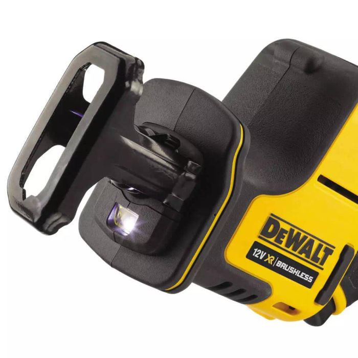 Пила сабельная аккумуляторная DeWalt 10.8/12В XR Li-lon бесщеточная 0-2800ход/мин 16мм 1.38кг без АКБ и ЗП