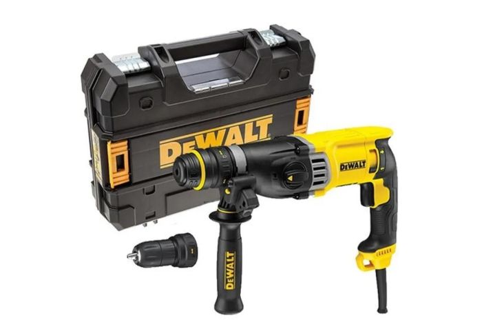 Перфоратор мережевий DeWalt SDS-Plus 900Вт 3.0 Дж 0-5350уд/хв 0-1450об/хв 3 режими кейс 3.1кг