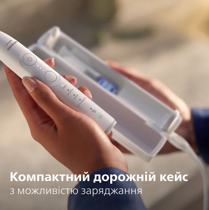 Щетка зубная электр. Philips Sonicare 7100 Series, 62т. колеб/мин, насадок-1, футляр, белый