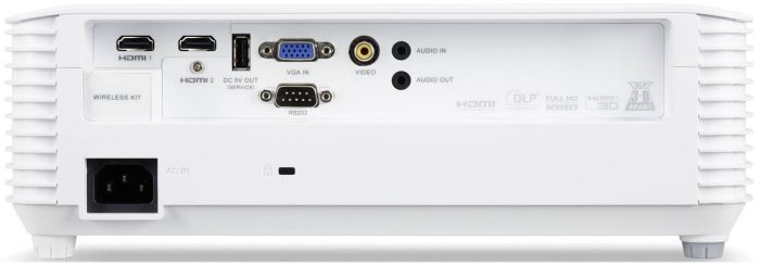 Проєктор короткофокусний Acer H6518STi FHD, 3500 Lm, 0.5, WiFi