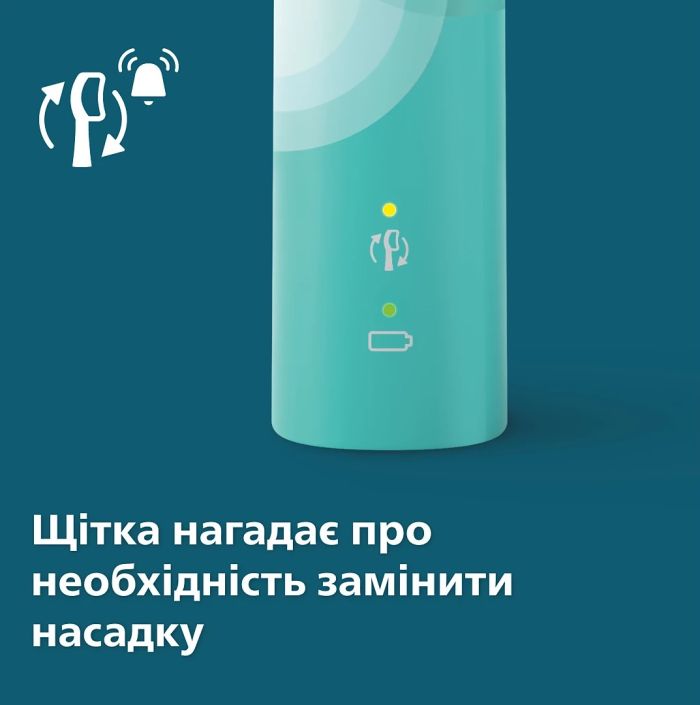 Щетка зубная электр. Philips Sonicare 4100 Series, 31т. колеб/мин, насадок-1, зеленый