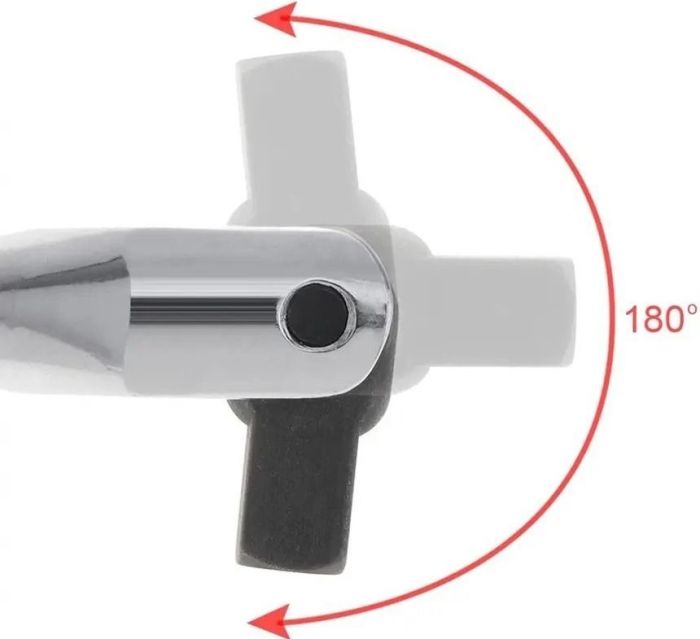 Ключ ворот Tolsen, с шарниром, 1/2", 460мм