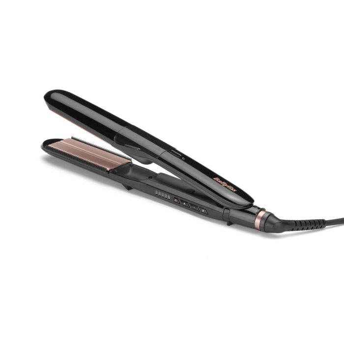 Випрямитель Babyliss Steam Smoth, темп.режимов-5, 150-230°C, с паром, термо коврик, керамика, черный