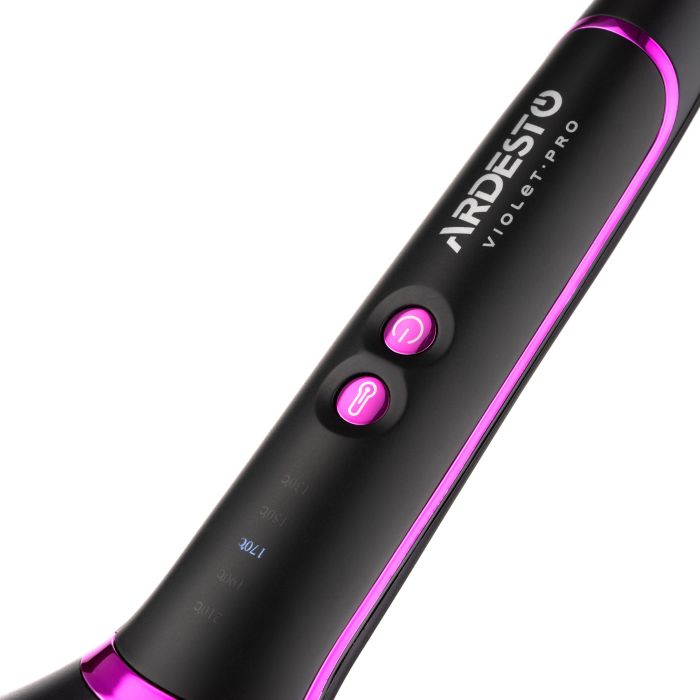 Щітка-випрямляч Ardesto  Violet Pro , 50Вт, 130-210C, кераміка, чорний ARDESTO HSB-Y220PRO