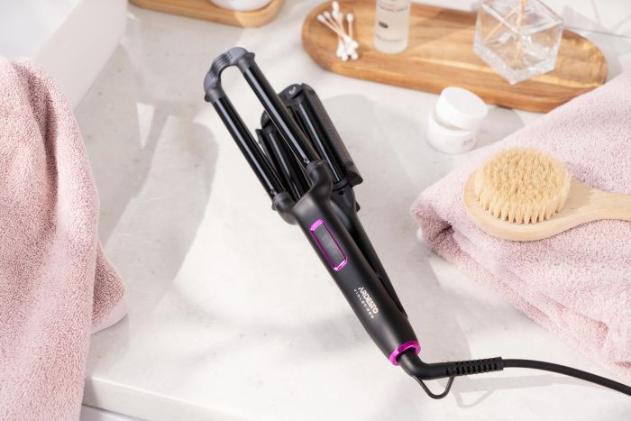 Плойка для создания локонов Ardesto Violet Pro, 90Вт, 170-210C, керамика, черный