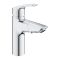 Змішувач для раковини Grohe Eurosmart довж. виливу - 107мм, неповоротний, поворотний, 1 важіль, хром