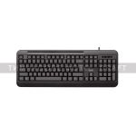 Клавіатура мембранна 2E KM1040 104key, USB-A, EN/UK, чорний