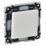 Вимикач Legrand Valena LIFE, 10АХ, 250V, автоматичні клеми, IP44, білий