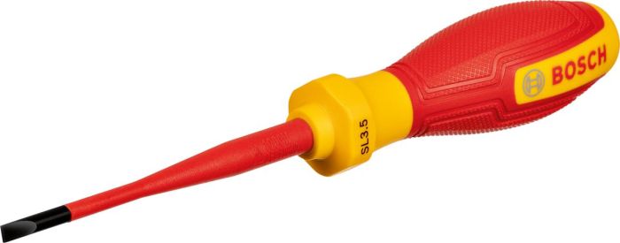 Отвертка Bosch Professional, SL3.5x75мм, VDE