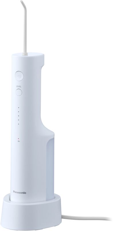 Ирригатор Panasonic портативний, чаша 200 мл, Li-ion аккум. в компл., 2 насадки, светло голубой