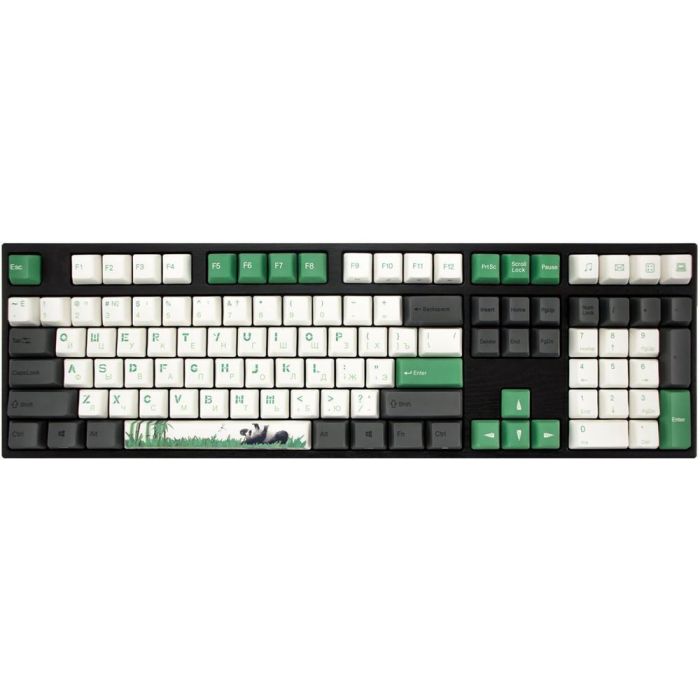 Клавіатура механічна Varmilo APT108 Panda R2, Daisy L, WL/USB-A, ENG/UKR, White Led