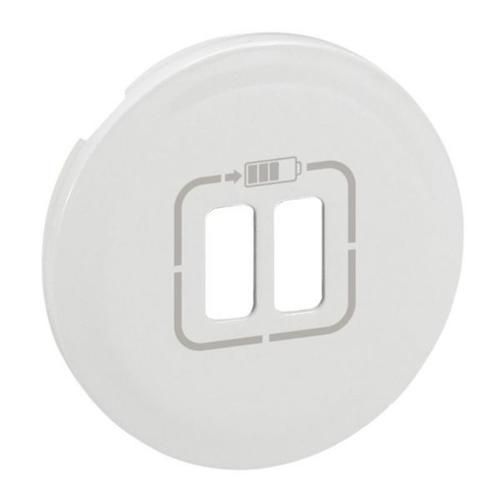 Лицьова панель розетки Legrand 1xRJ45 6 для UTP/FTP/SFTP, Celiane, білий