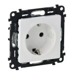 Розетка 2К+З зі шторками Legrand Valena LIFE, 16А 250V, автоматичні клеми, білий
