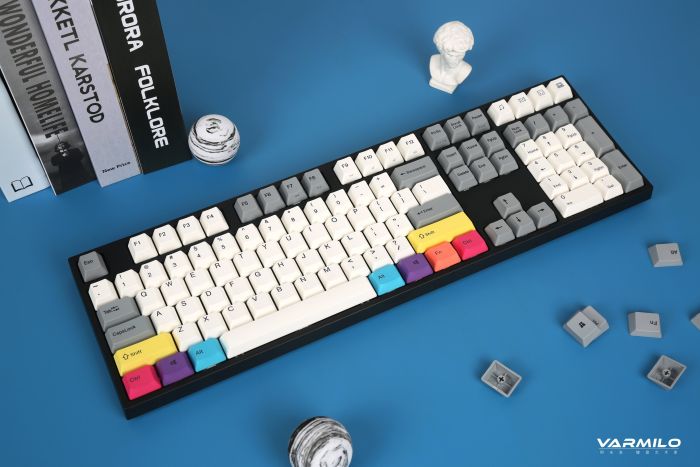 Клавиатура механическая Varmilo APT108 CMYK, Daisy L, WL/USB-A, White Led