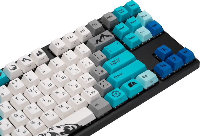 Клавиатура механическая Varmilo APG87 Summit R1, Daisy L, WL/USB-A, White Led
