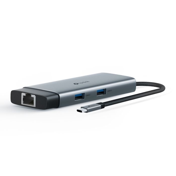 Хаб USB TP-LINK  USB-A > 2xUSB3.0/1xUSB-C/1xHDMI/1xRJ-45/1xPD 100Wh TP-Link UH6120C