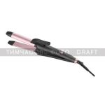 Плойка-випрямляч 2в1 ARDESTO Pink Touch, 65Вт, 100-200C, кераміка, сірий+рожевий