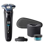 Бритва електр. Philips роторна Series 7000 SkinIQ,  бритв.головок-4, Li-Ion, сух.+волог., індикатор заряду, тример, чохол, чорний