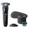 Бритва електр. Philips роторна Series 7000 SkinIQ,  бритв.головок-4, Li-Ion, сух.+волог., індикатор заряду, тример, чохол, чорний