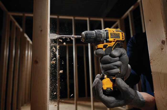 Дрель-шуруповерт DeWalt бесщеточная XR Li-Ion 12В акб 2х2А·час 57.5Нм 425-1500об·мин ЗП кейс патрон 10мм 1.1кг