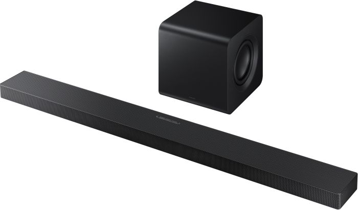Саундбар Samsung HW-QS700F 345Вт, 3.1.2, BT, HDMI-eARC, Wi-Fi, саб, Dolby Atmos, чорний