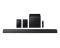 Саундбар Samsung HW-QS750F 465Вт, 5.1.2, BT, HDMI-eARC, Wi-Fi, саб, Dolby Atmos, чорний