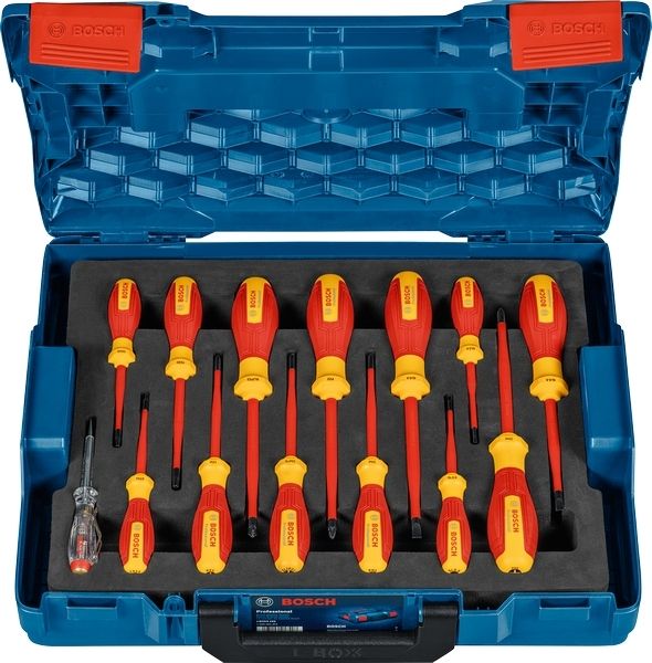 Викрутка Bosch Professional, (змішаний), VDE, набір 14 шт