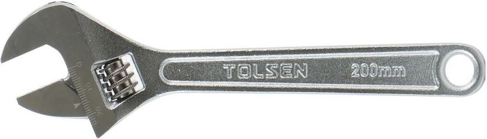 Ключ разводной Tolsen, рабочий диапазон 0-24мм, 200мм, CrV